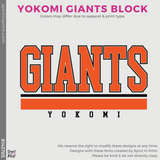 Full-Zip Hoodie - Black (Yokomi Giants Block #143765)