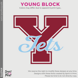 Full-Zip Hoodie - Athletic Heather (Young Block #143773)