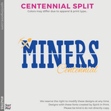 Dri-Fit Tee - Gold (Centennial Split #143783)
