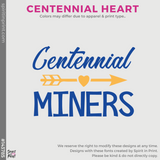 Full-Zip Hoodie - Royal (Centennial Heart #143785)