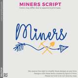 Crewneck Sweatshirt - Royal (Centennial Miners Script #143786)