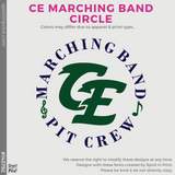 Basic Tee - Forest Green (Clovis East Marching Band Circle #143792)