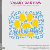 Crewneck Sweatshirt - Athletic Grey (Valley Oak Paw #143798)