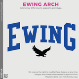 Crewneck Sweatshirt - Royal (Ewing Arch #143810)