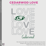 Crewneck Sweatshirt - Dark Green (Cedarwood Love #143817)