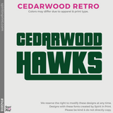Hoodie - Athletic Grey (Cedarwood Retro #143818)