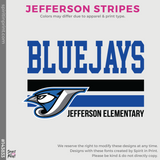 Crewneck Sweatshirt - Royal (Jefferson Stripes #143833)