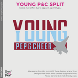 Long Sleeve Tee - Athletic Heather (Young Pep & Cheer)