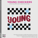 Girly Vintage Tee - White (Young Checkers #143876)