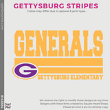 Hoodie - Purple (Gettysburg Stripes #143884)