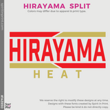 3/4 Sleeve Baseball Tee - White / Black (Hirayama Split #143930)