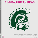 Ladies Dri-Fit Tee - Grey (Trojan Head #143934)