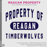 3/4 Sleeve Baseball Tee - Heather Grey / Navy (Reagan Property #143939)