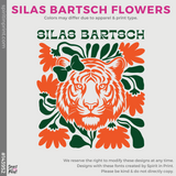 3/4 Sleeve Baseball Tee - White / Black (Silas Bartsch Flowers #143952)