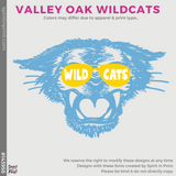 Vintage Tee - White (Valley Oak Wildcats #143958)