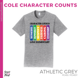 Basic Tee - Athletic Grey (Cole Character Counts)