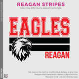 Hoodie - Red (Reagan Stripes #143985)