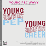 Basic Tee - Athletic Heather (Young P&C Wavy #143994)