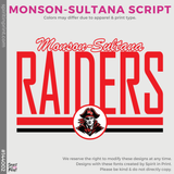 Basic Tee - Red (Monson-Sultana Script #144002)