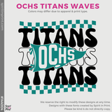 Basic Tee - White (OCHS Titans Waves #144004)