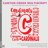 Basic Tee - Red (Canyon Creek Multiscript #144007)