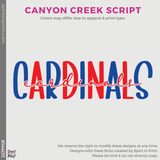 Basic Tee - Athletic Heather (Canyon Creek Script #144011)