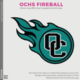 Basic Dri-Fit Tee - Tropic Blue (OCHS Titans Fireball #144015)