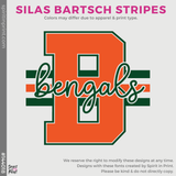 Basic Tee - Orange (Silas Bartsch Stripes #144018)
