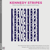 Basic Tee - Navy (Kennedy Stripes #144033)