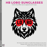 Dri-Fit Tee - Red (HB Lobo Sunglasses #144048)