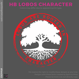 Dri-Fit Tee - Black (HB Lobos Character #144053)