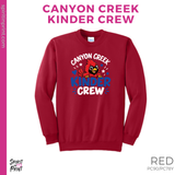 Crewneck Sweatshirt - Red (Canyon Creek Kinder Crew #144065)