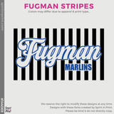 Basic Tee - White (Fugman Stripes #144069)
