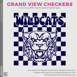 Basic Tee - Navy (Grand View Checkers #144085)