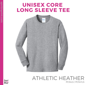 Basic Core Long Sleeve - Athletic Heather (Young Sliced #143774)