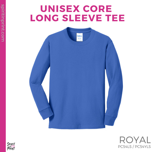 Basic Core Long Sleeve - Royal (Ewing Arch #143810)