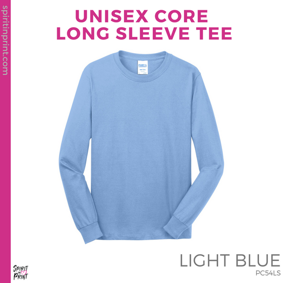Basic Core Long Sleeve - Light Blue (Valley Oak Checkers #143801)