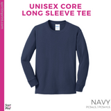 Basic Core Long Sleeve - Navy (Reagan Paw #143732)