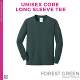 Basic Long Sleeve - Forest Green (Clovis East Marching Band Circle #143792)