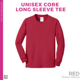 Basic Core Long Sleeve - Red (Red Bank Stripes #143743)