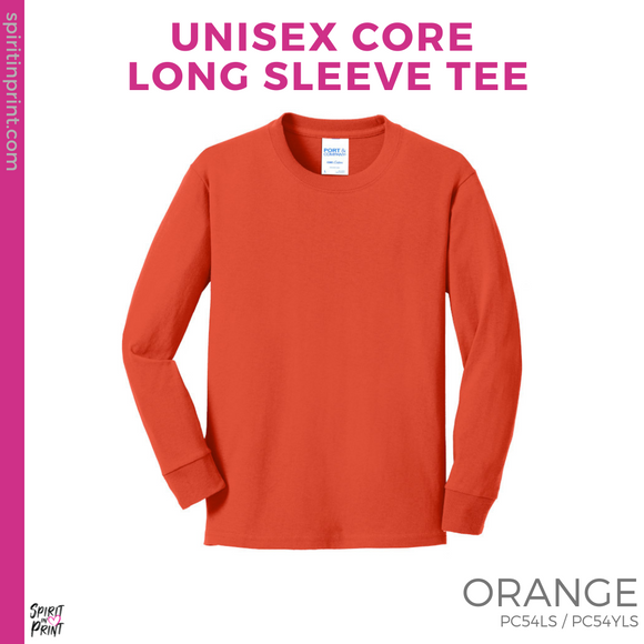 Basic Long Sleeve - Orange (Hillside Split #143755)