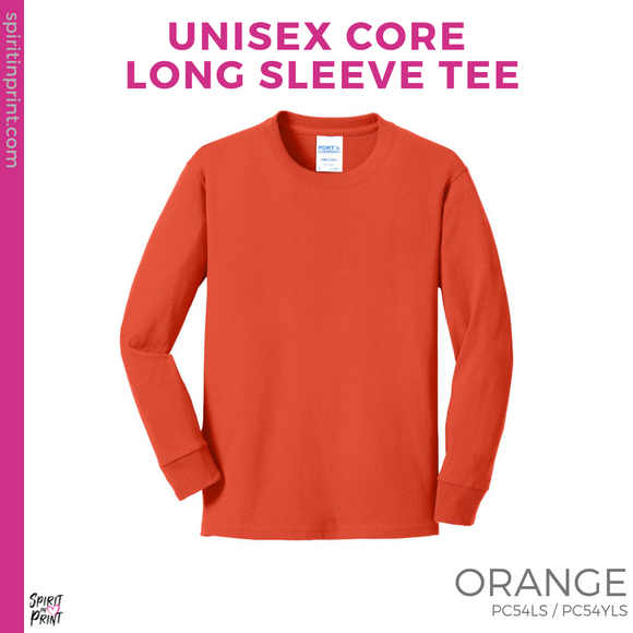 Basic Long Sleeve - Orange (Miramonte Stripes #143780)