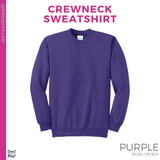 Crewneck Sweatshirt - Purple (Gettysburg Star #143769)