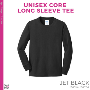 Basic Core Long Sleeve - Jet Black (Yokomi Arch #143764)