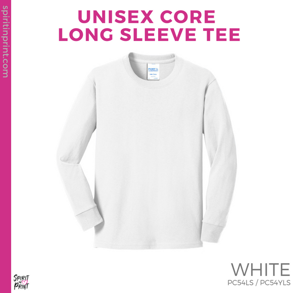 Basic Core Long Sleeve - White (Centennial Split #143783)