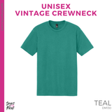 Vintage Tee - Teal (OCHS Titans Football #144005)