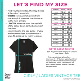 Girly Vintage Tee - Black Frost (Jefferson Circle #143832)