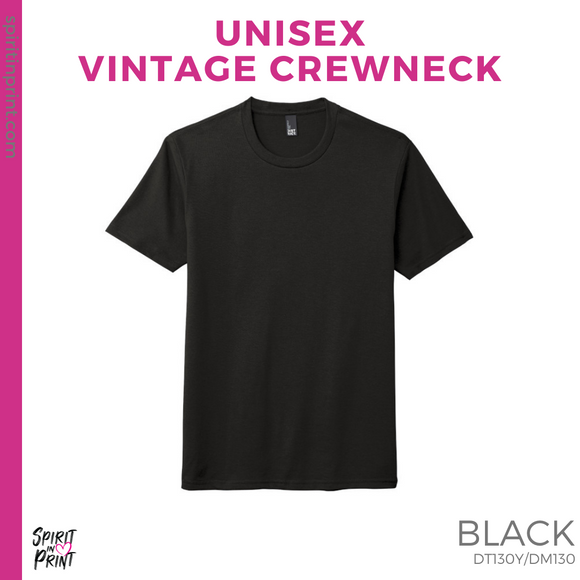 Vintage Tee - Black (Hawk Pride #143816)