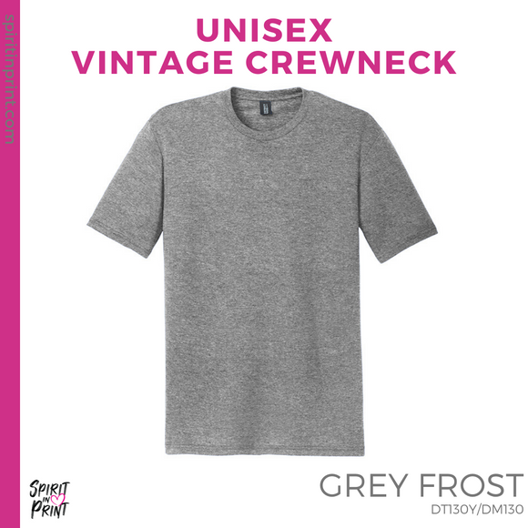 Vintage Tee - Grey Frost (Red Bank Stripes #143743)