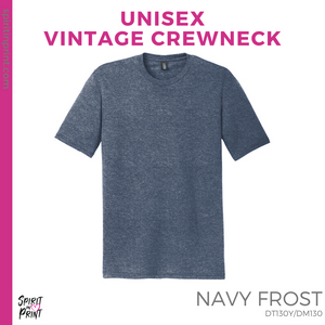 Vintage Tee - Navy Frost (PCA Block #143823)